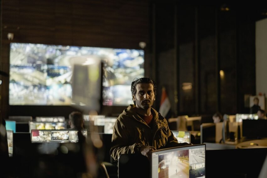 satellite operations center mission control screens